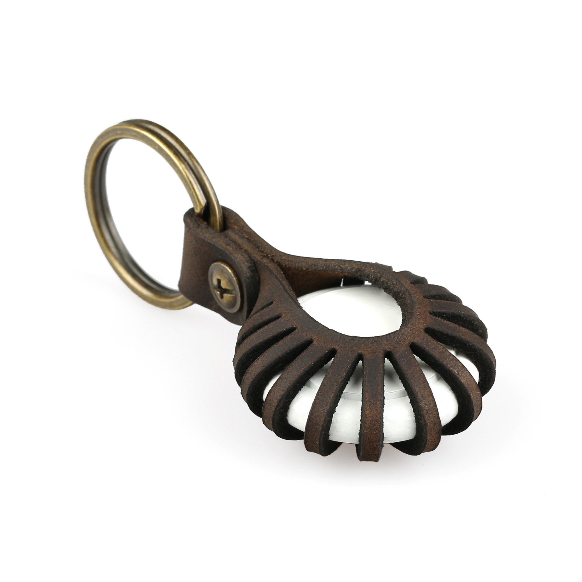 AirTag ID keychain compact Airtag key fob shell design in Etsy