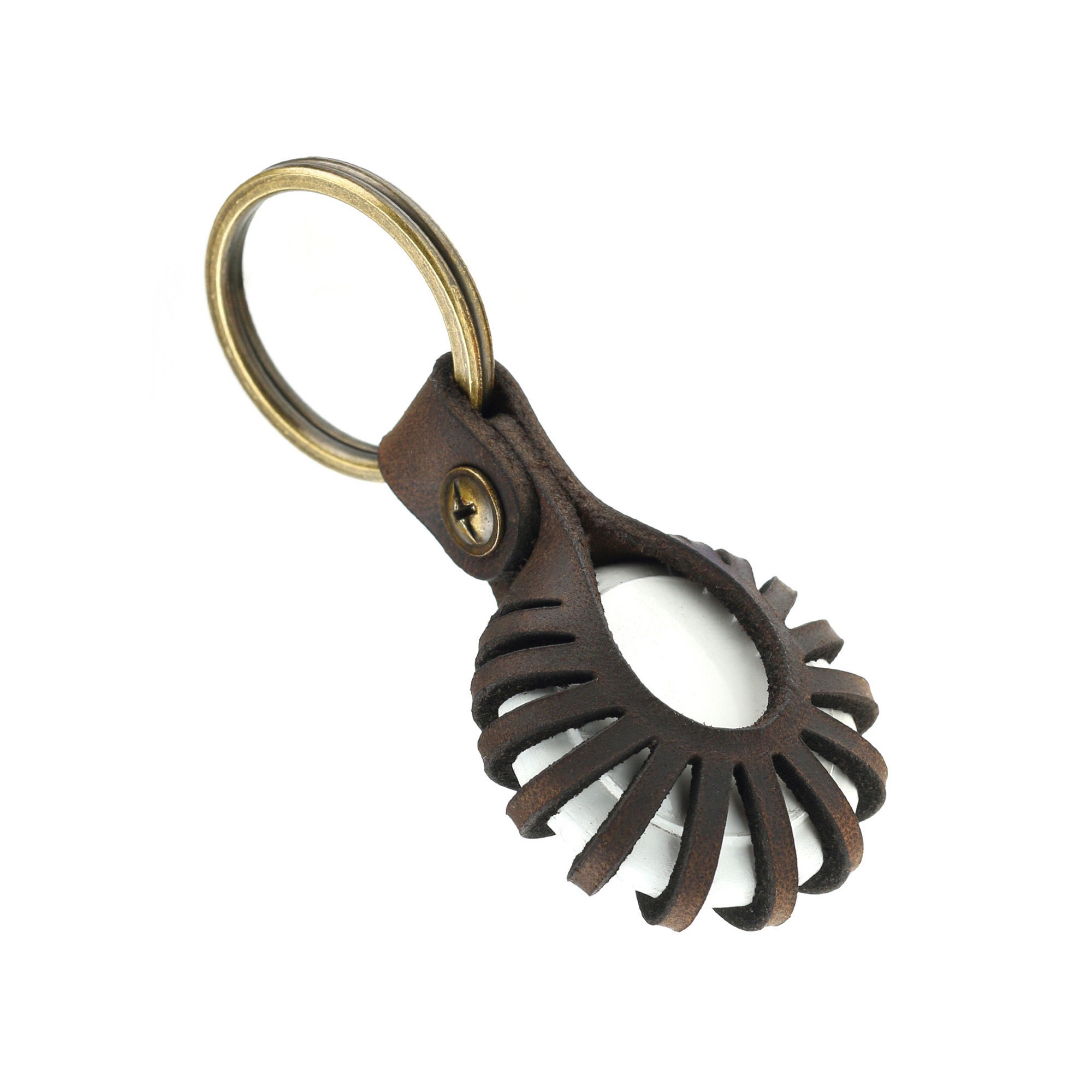 AirTag ID keychain compact Airtag key fob shell design in Etsy