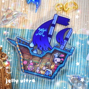 Cortez' spookschip | 4 inch | Sleutelhanger Halloween Haunted Pirate Ship