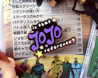 JoJo Enamel Pin | Anime Inspired Glitter Pin