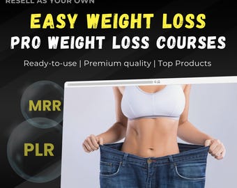Pro Weight Loss Course | Complete Guide to Healthy Fat Loss, Meal Plans & Workouts | Editable PLR + MRR | Resell Rights Included