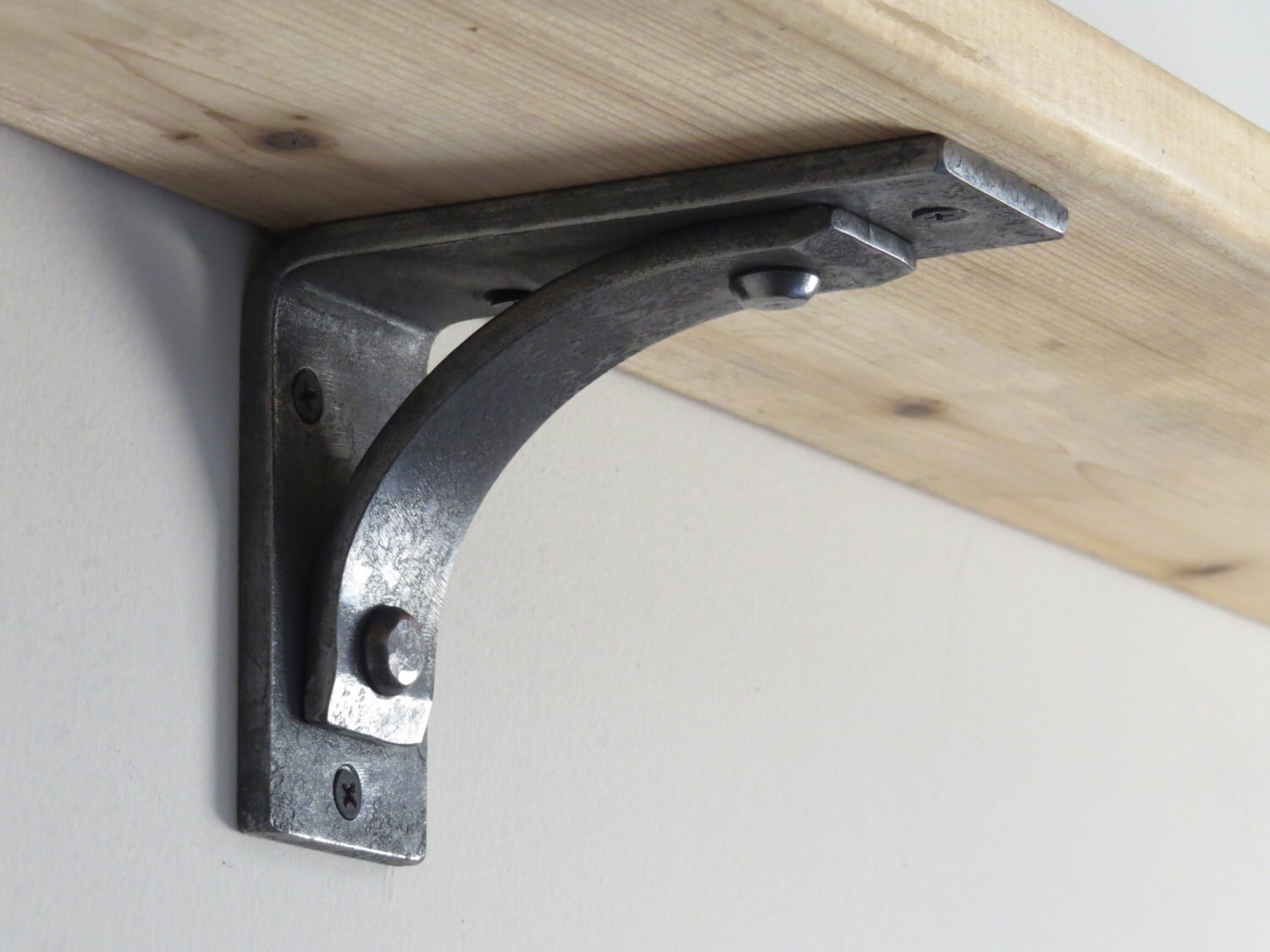 Heavy Duty Iron Shelf Brackets Station Grandé Rustic Hand Etsy Canada