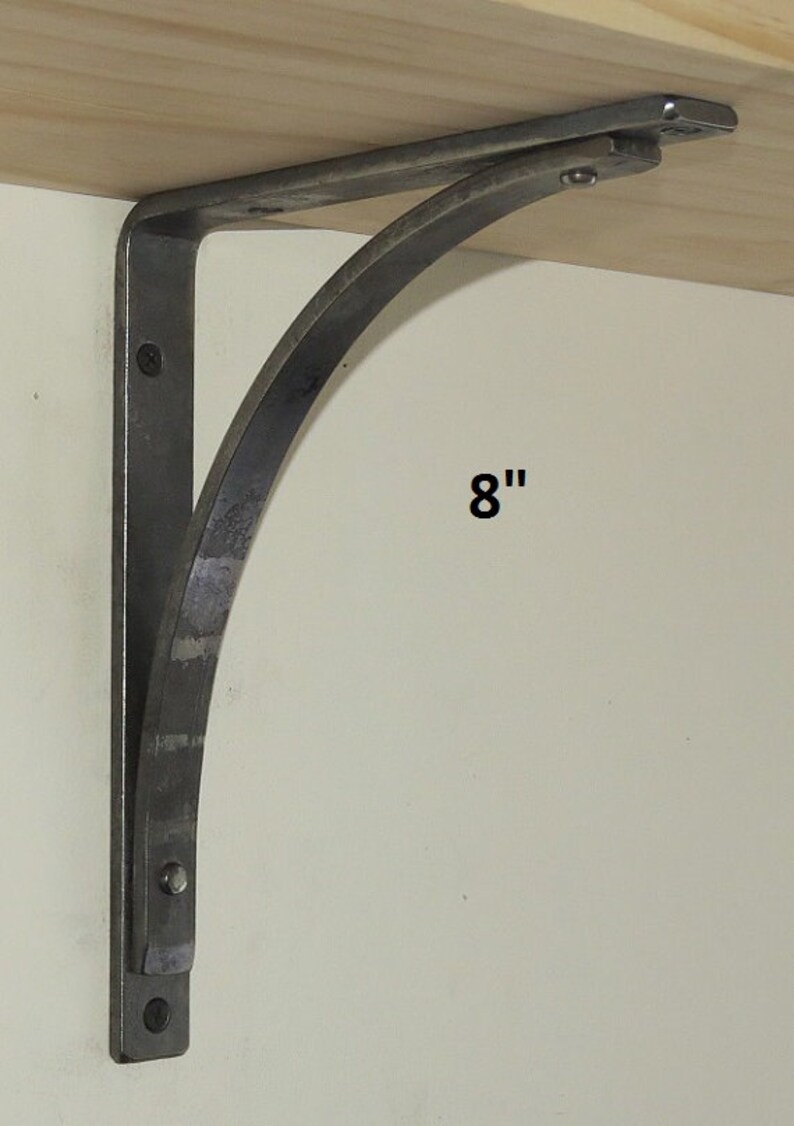 Iron Shelf Brackets Heavy Duty Shelf Brackets Hand Etsy