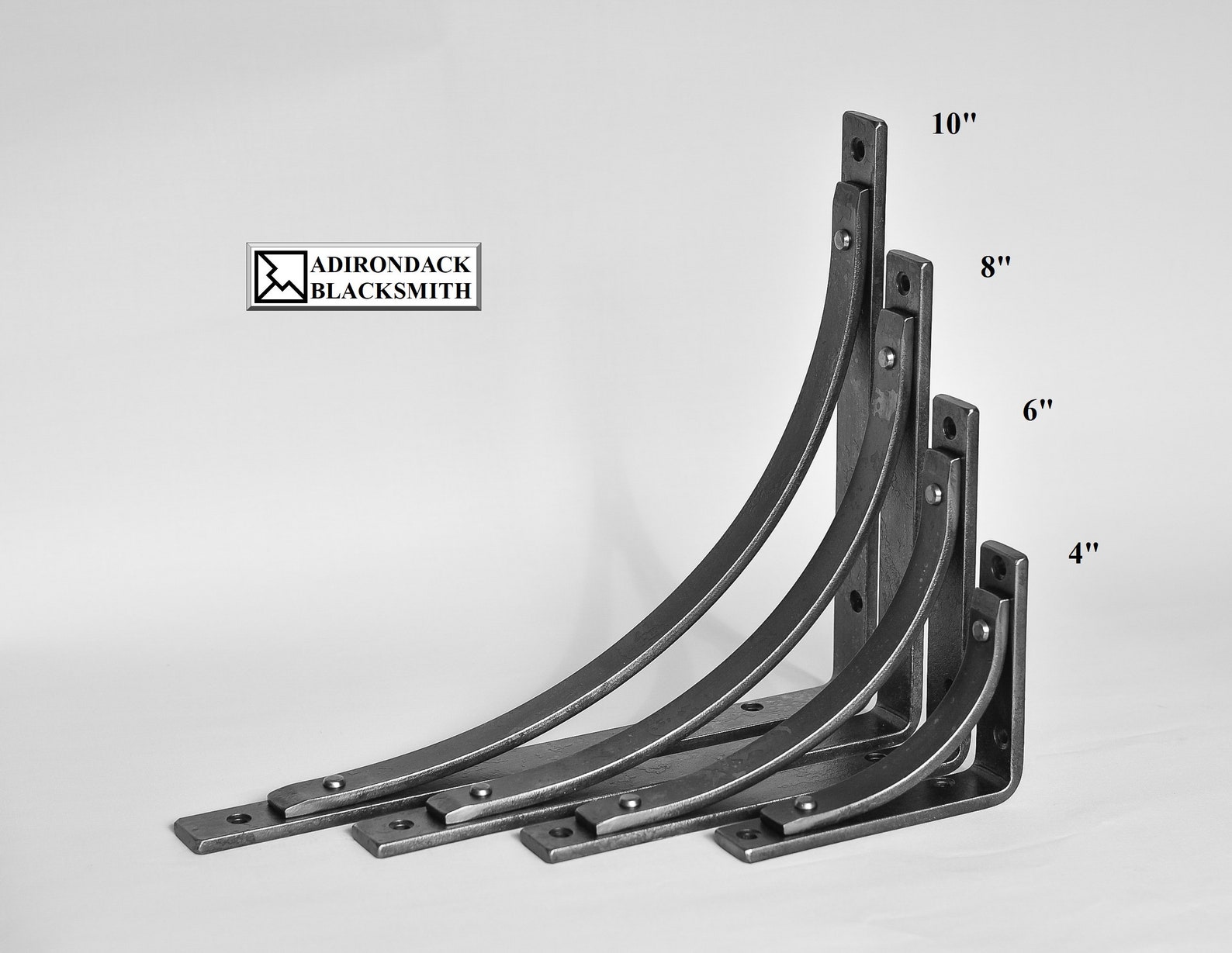 Iron Shelf Brackets Heavy Duty Shelf Brackets Hand Etsy