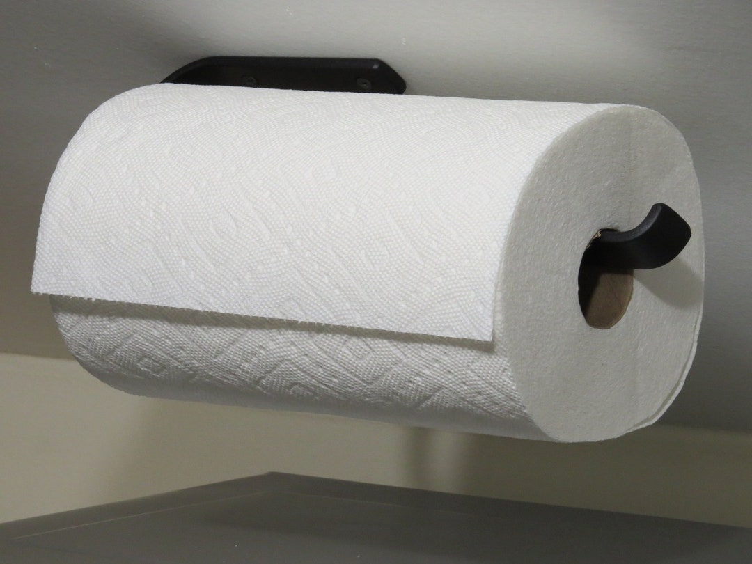 Modern Rounded Paper Towel Holder Hand Steel Paper Towel Bar Minimalist Paper Towel Bar