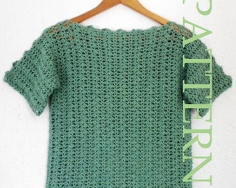 Easy Crochet Ladies Summer Top PDF