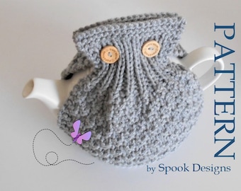 BUTTON-UP Snazzy Classic Tea Cosy - Downloadable Pattern PDF