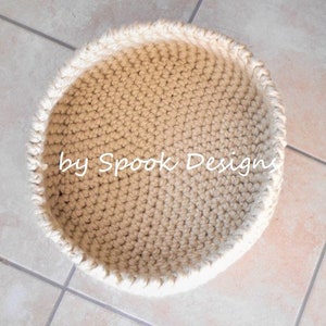 CAT BED Easy Crochet Cat Bed / Small Pet Bed Downloadable Pdf Pattern image 2