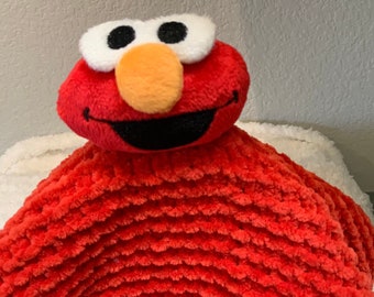 Knitted Elmo - Etsy
