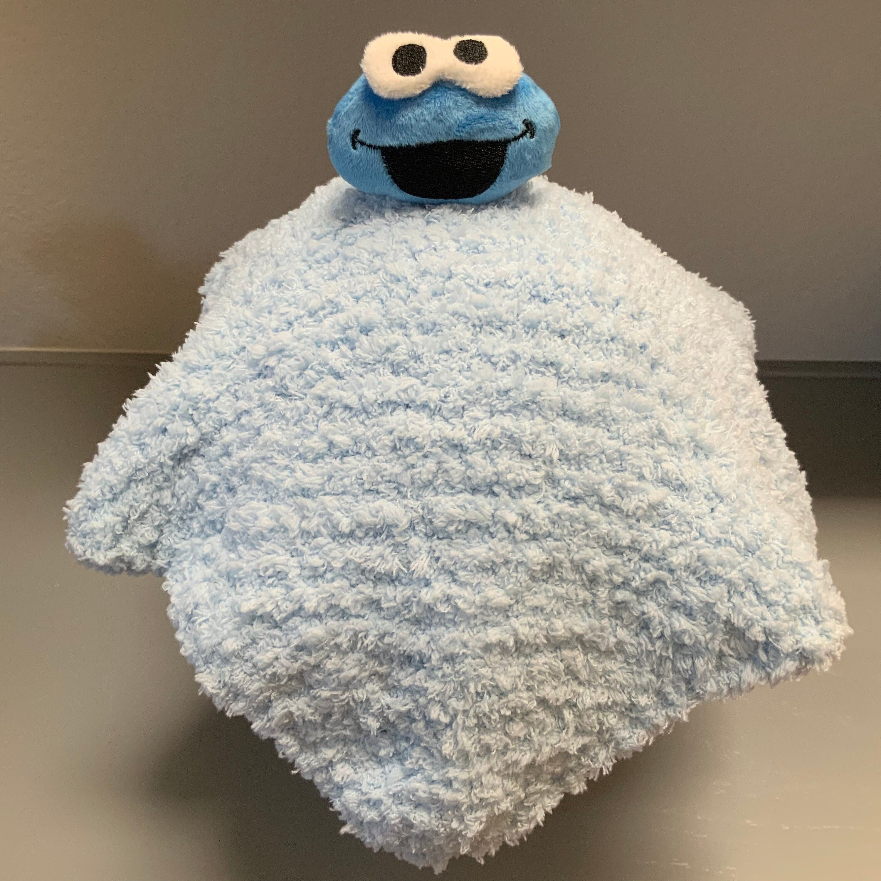 Cookie monster security blanket hotsell
