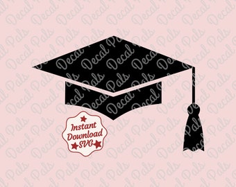 Graduation Cap SVG | #DP99-0176 | Cricut | PNG | Instant Digital Download