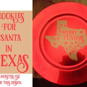 Christmas SVG, Merry Texmas, Texas SVG, Christmas decor, Santa, DP223 image 3