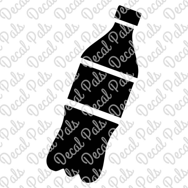 Plastic Soda Bottle | #DP99-0095 | recycle icon cut design | FCM, SVG file formats | ***Not a physical item***