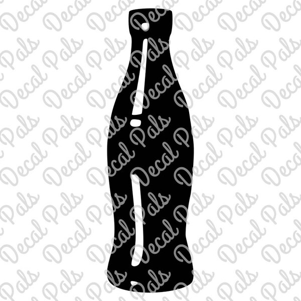 Glass Soda Bottle | #DP99-0098 | recycle icon cut design | FCM, SVG file formats | ***Not a physical item***