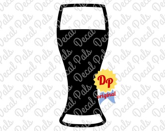 Beer Glass #4 | cut design | FCM, SVG, PNG file formats | #DP99-0023| ***Not a physical item***