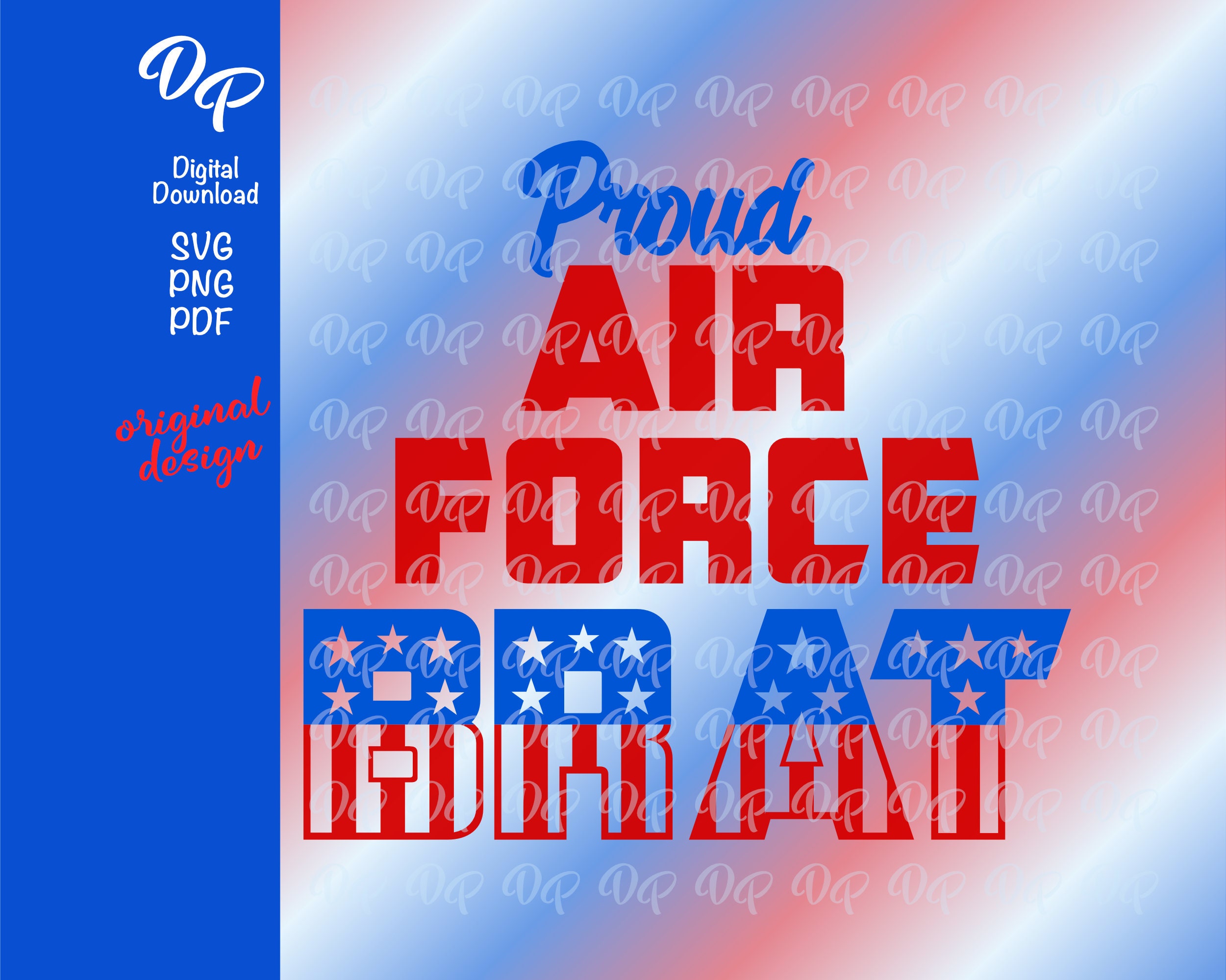 Download Proud Air Force Brat Svg Dp328 Png Military Brat Heat Etsy