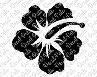 Simple Hibiscus | #DP99-0100 | beach cut design | FCM, SVG file formats | ***Not a physical item***
