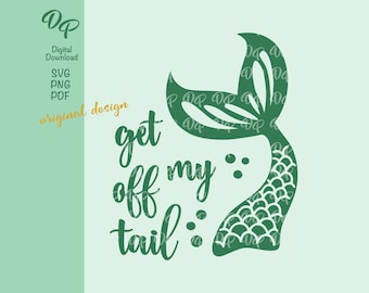 Mermaid SVG | DP320 | PNG | Mermaid Tail | Instant Download