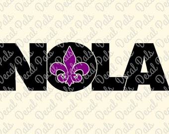 NOLA - Fancy | #DP172 | New Orleans cut design | SVG, PNG, fcm file formats | ***Not a physical item***