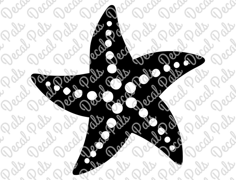 Starfish DP99-0114 Beach cut design FCM SVG file | Etsy