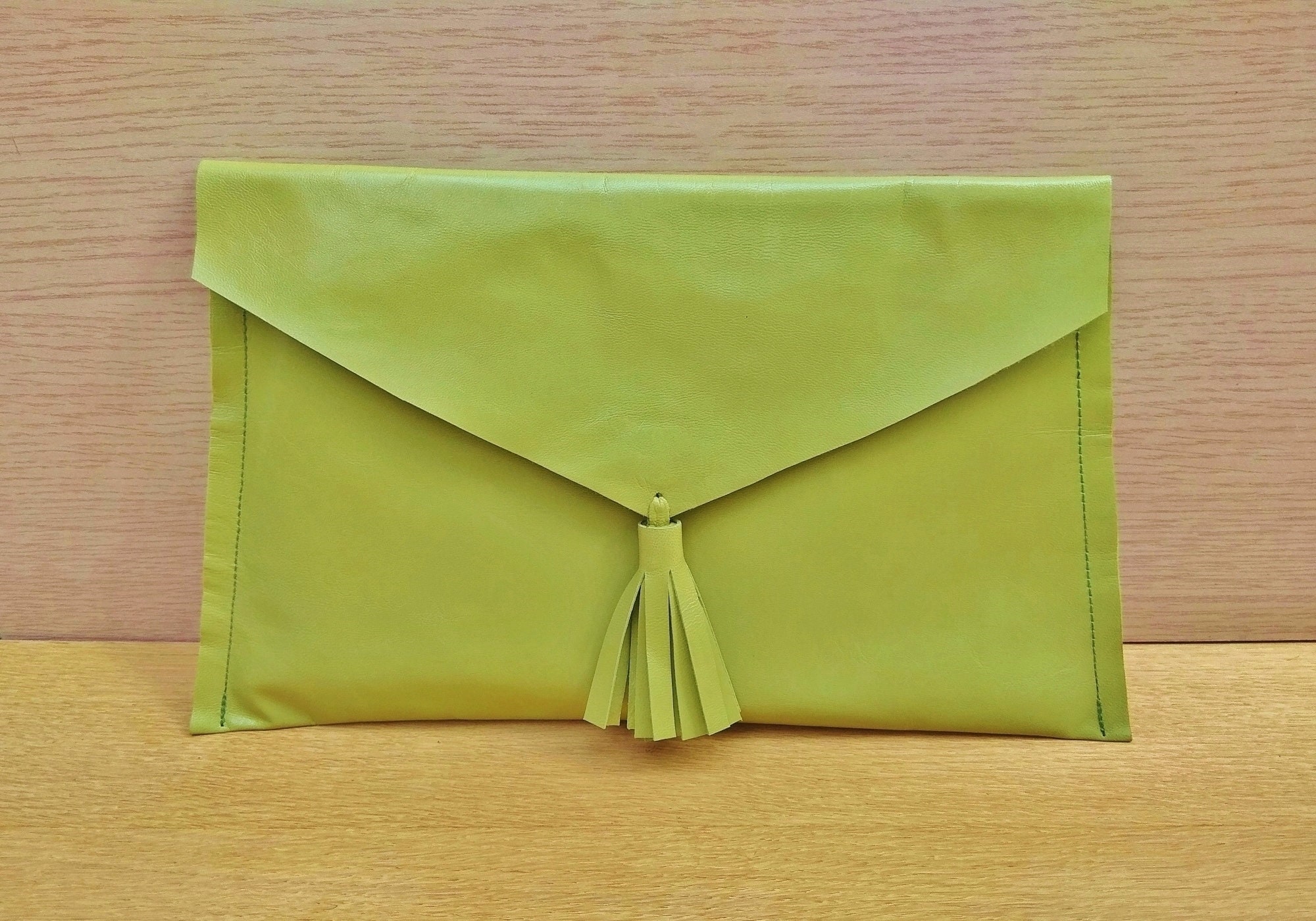 light green clutch
