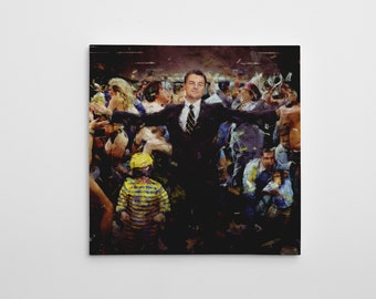 Wolf of Wall Street - Canvas Movie Wall Art