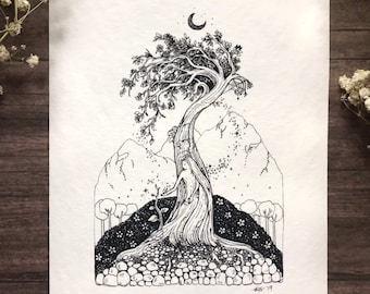 Tree Nymph | 5x7 Fine art print