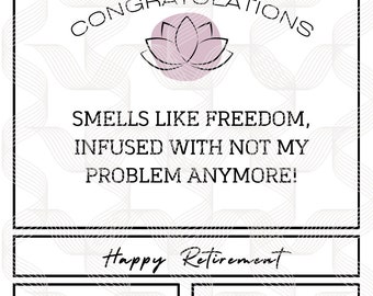 Retirement - Congratulations - Candle Sticker - PNG
