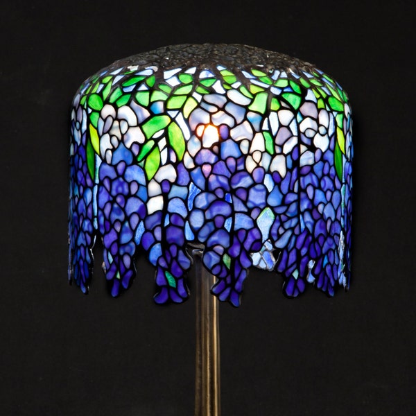 Tiffany Lamp, Pony Wisteria, Standing Lamp, Desk Lamp, Stained Glass Lamp, Nightstand Decor, Lamps, Shade, Stained Glass Art, Lampshade