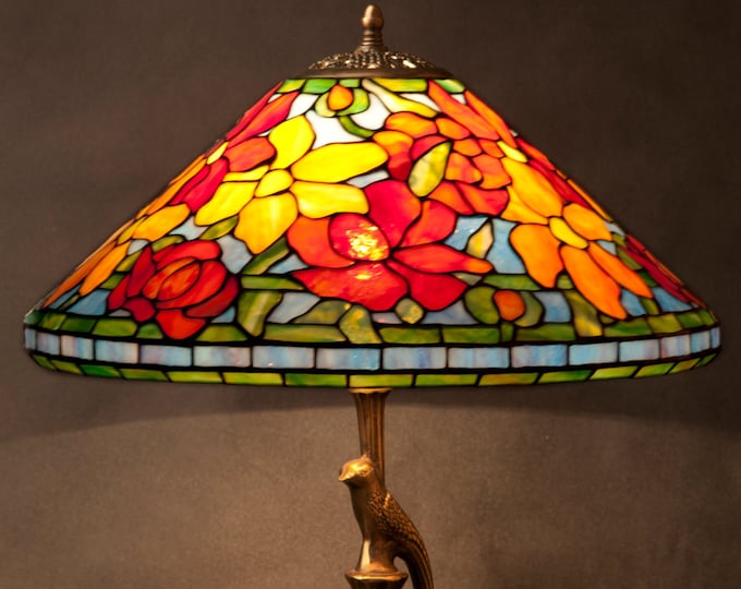 Table Lamp, Stained Glass Decor, Desk Lamp, Bedside Lamp, Nightstand Lamp, Home Decor, Dining Room Light, Stained Glass Table Lamp