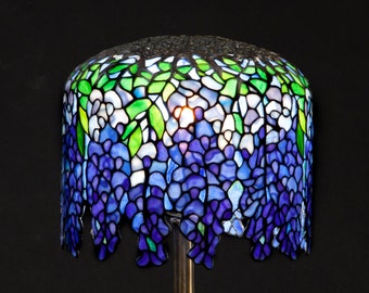 Tiffany Lamp, Pony Wisteria, Standing Lamp, Desk Lamp, Stained Glass Lamp, Nightstand Decor, Lamps, Shade, Stained Glass Art, Lampshade