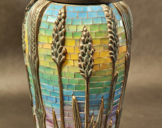 Lamp Base, Lamp Stand, Tiffany Lamp, Mosaic lamp, mosaic, Metal Lamp, Brass Lamp, Table Lamp, Lamp Foot, Stained glass lamp,