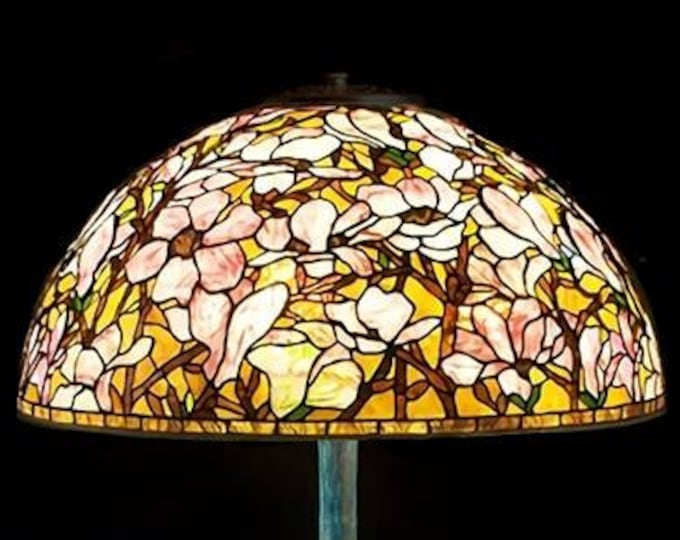 28" Magnolia Floor Lamp Tiffany