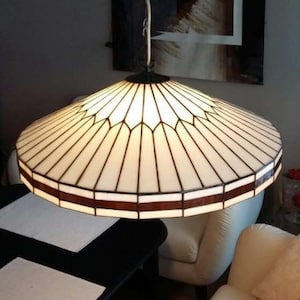 Stained glass hanging lamps for sale deals