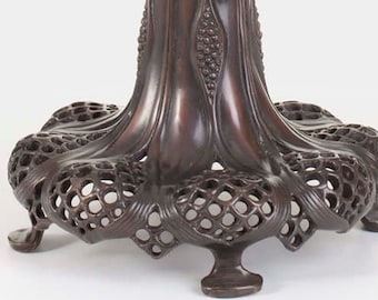 Perforated base, Lamp Stand, Lamp Base, Tiffany Lamp, Metal Lamp Base, Metal Lamp, Brass Lamp, Table Lamp, Brass base, base, stand, lamp