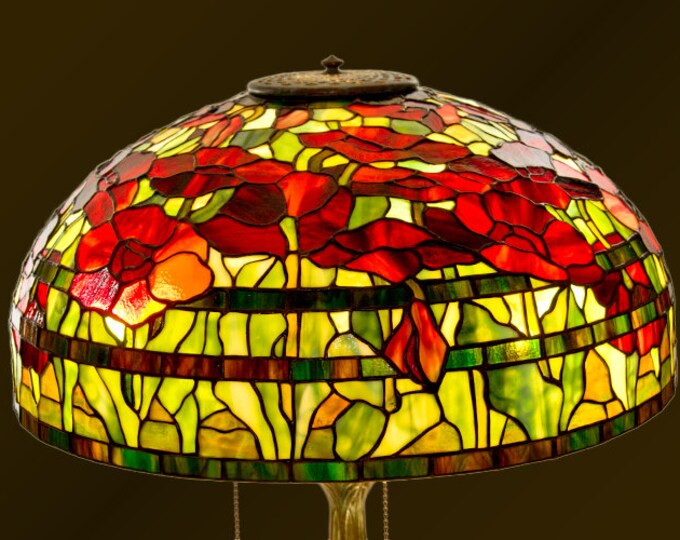 Oriental Poppy lamp