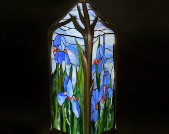 Stained Glass Lantern Lamp, Lantern Lamp, Lantern Light, Lantern Pendant, Lantern Lighting, Pendant Lamp, Stained Glass Lamp