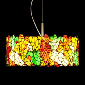 Drum Lamp Shade, Pendant Light Glass, Chandelier Lamp, Pendant Light Fixture, Ceiling Lighting, Ceiling Lamp Shade, Home Decor