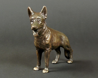 Dog Lover Gift, Metal Dog Figurine, Metal Dog, Brass Dog, Office Decor, Dog Decor, Dog Design, Dog Statue