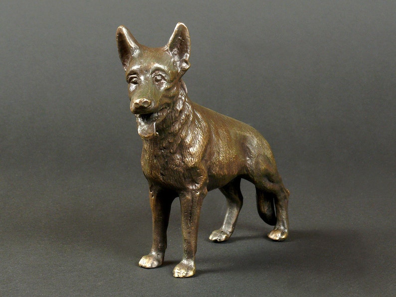 Hund Hund Liebhabergeschenk Metall Hundefigur Metall Hund Etsy