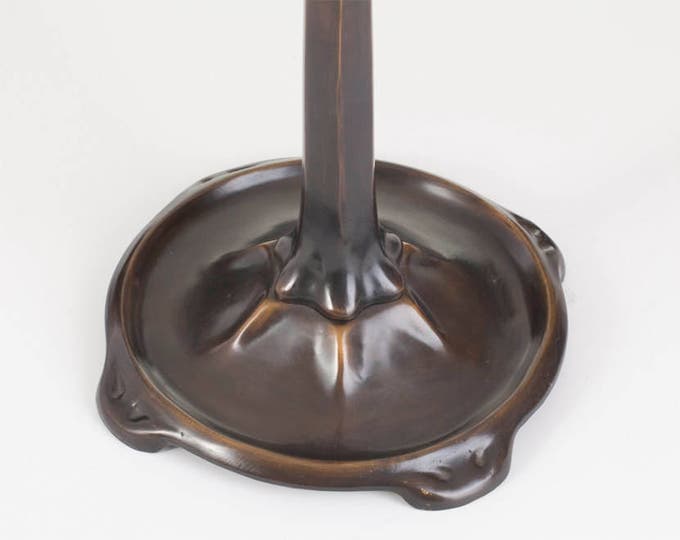 Large Stick decorative lamp base. Tiffany lamp base. Metal lamp stand. Brass lamp stand. Lamp hardware.  Base for table lamp.