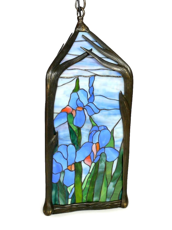 Stained Glass Lantern Lamp, Lantern Lamp, Lantern Light, Lantern