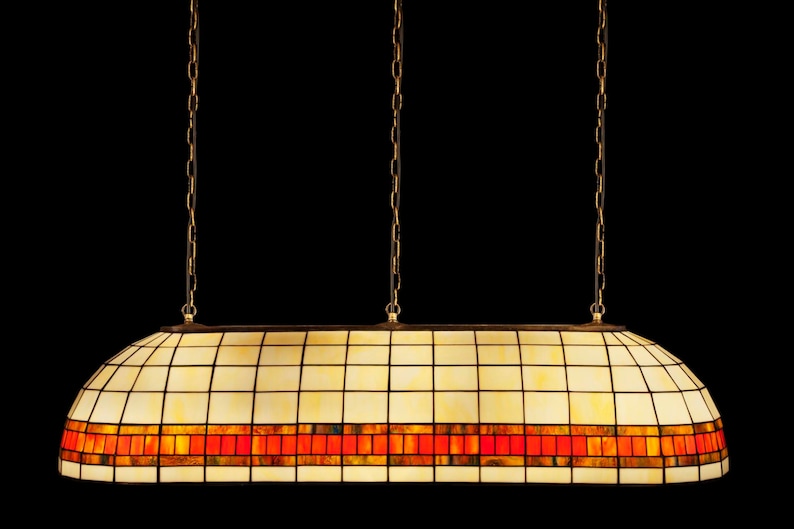 Island Light Pool Table Lamp Shade Billiard Room Decor Etsy