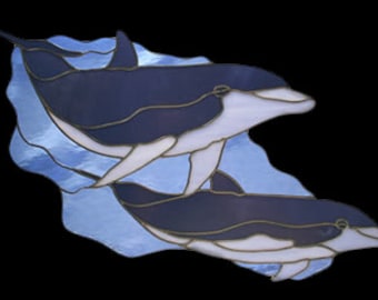 Stained Glass Dolphin, Dolphin Decor, Dolphin Design, Dolphin Decorations, Dolphin Stained Glass, Dolphin Lover, Dolphin Panel
