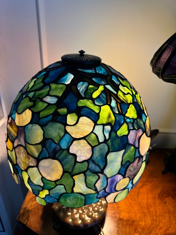 ステンドグラスランプ ハイドランジア