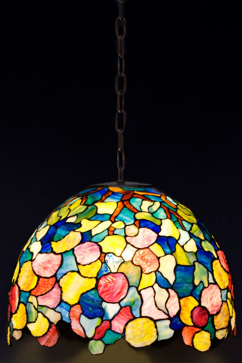 Desk Lamp Bedside Lamp Hydrangea Bedside Lamps Stained Etsy Australia