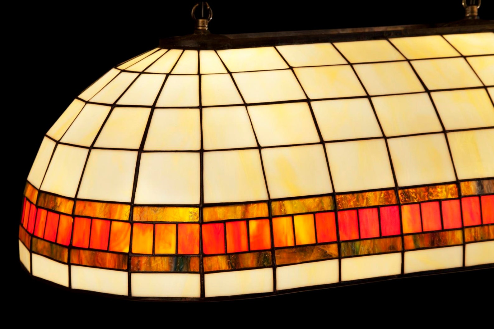 Stained Glass Pool Table Light: Island Billiard Room Lamp - Etsy