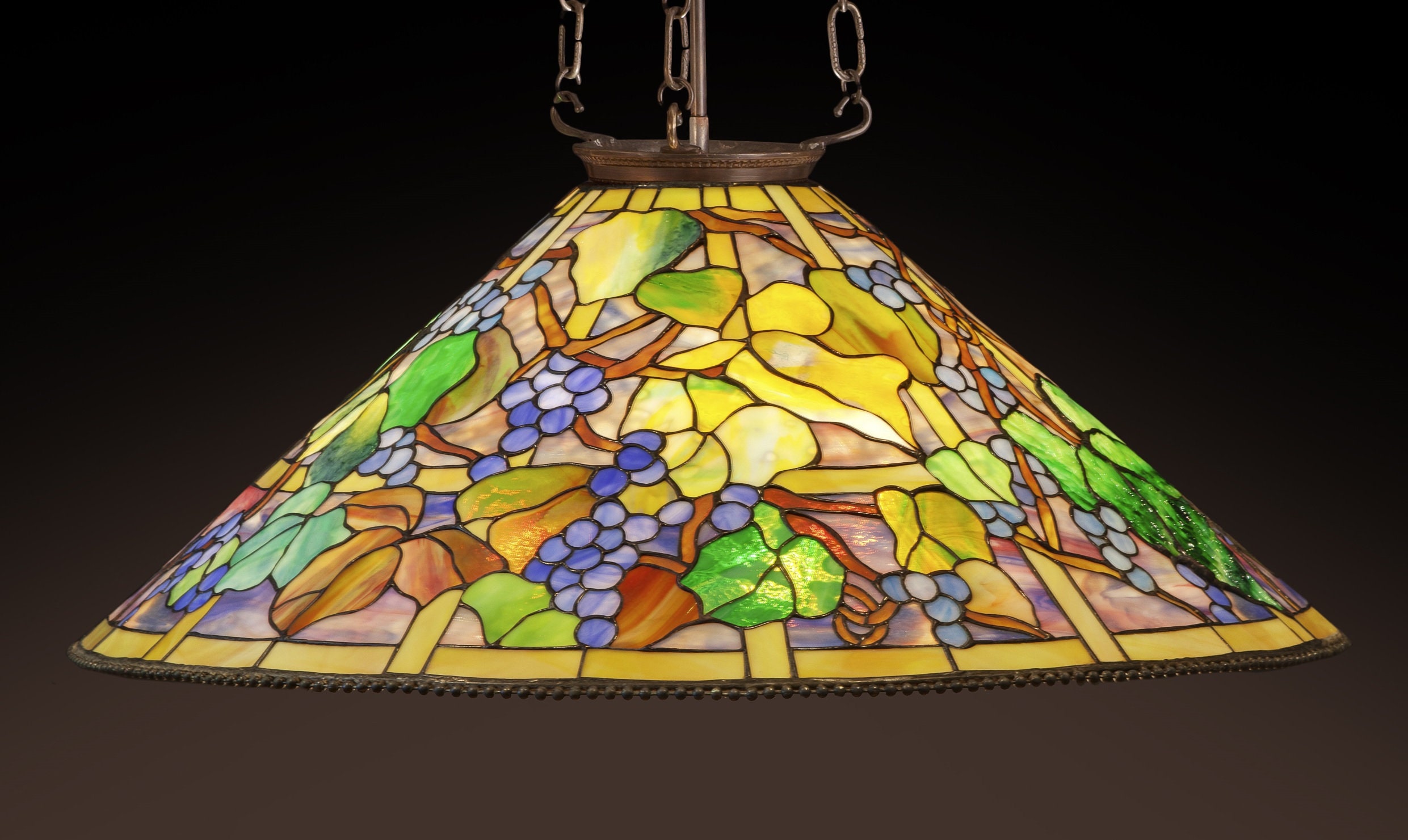  Grapes Cluster Glass Jewels for Stained Glass Project of  Crafting Tiffany Style Window Hangings Lampshades (35x41mm, Colored Glaze)  : Arts, Crafts & Sewing