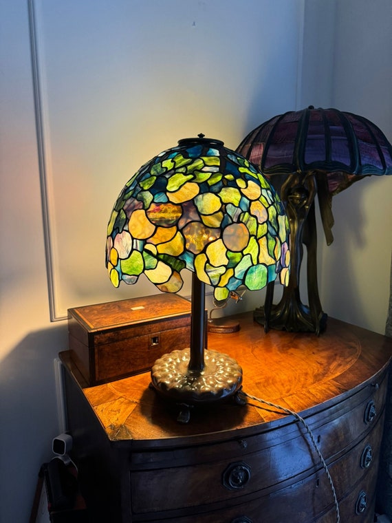OTD テーブルランプ ティファニーライト ステンドグラスランプ 卓上
