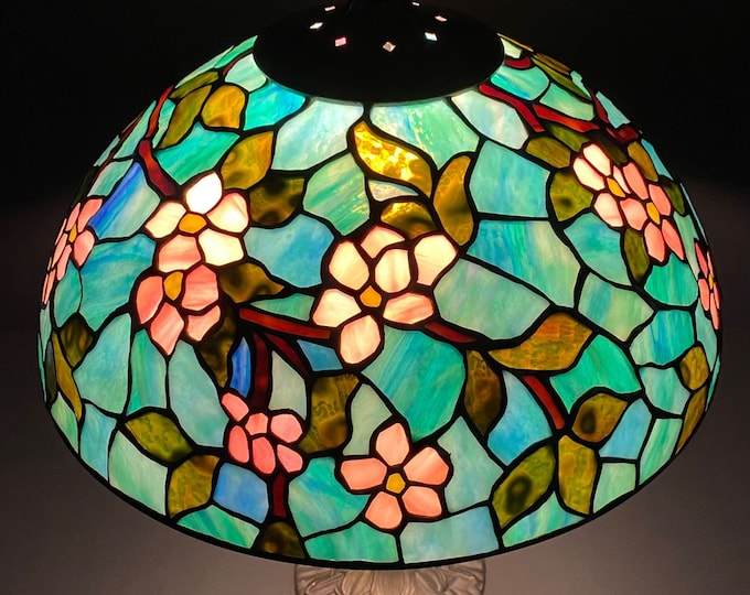 16" Apple Blossom Tiffany lamp